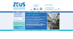 Desktop Screenshot of distribuidorazeus.com.ar